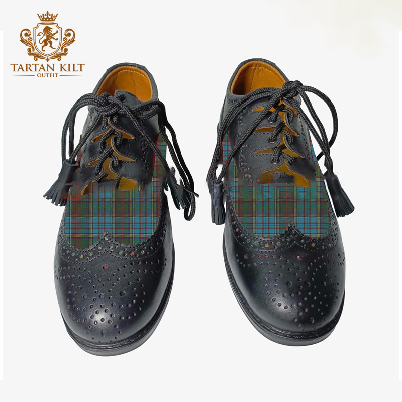 Royal Steward, Scarpe Da Kilt Scozzese Gillie Brogues, Taglia UK - Foto 6